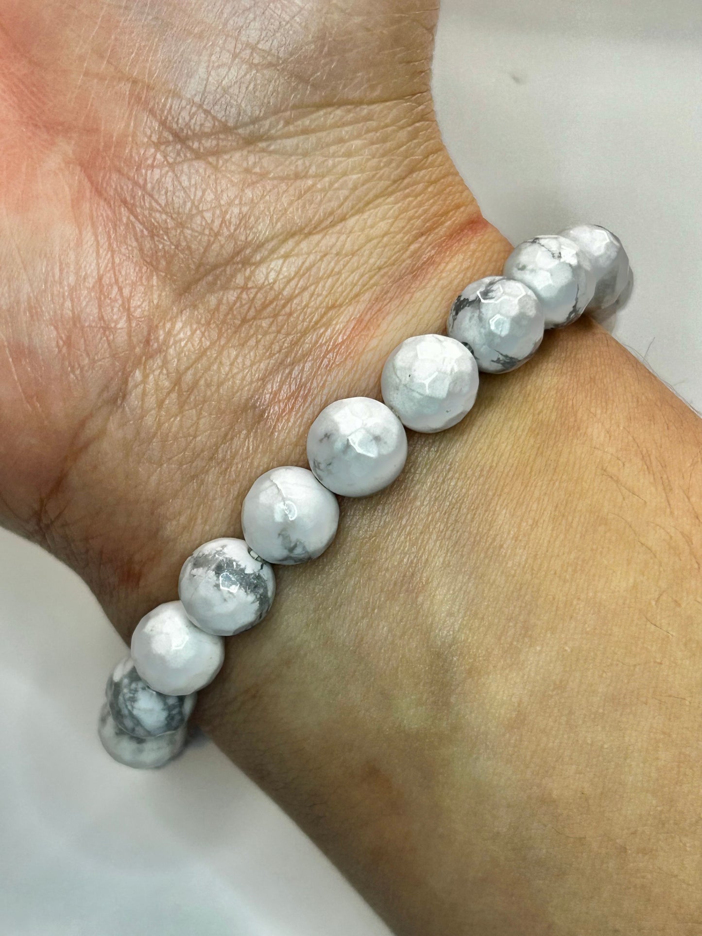 White Howlite Bracelet